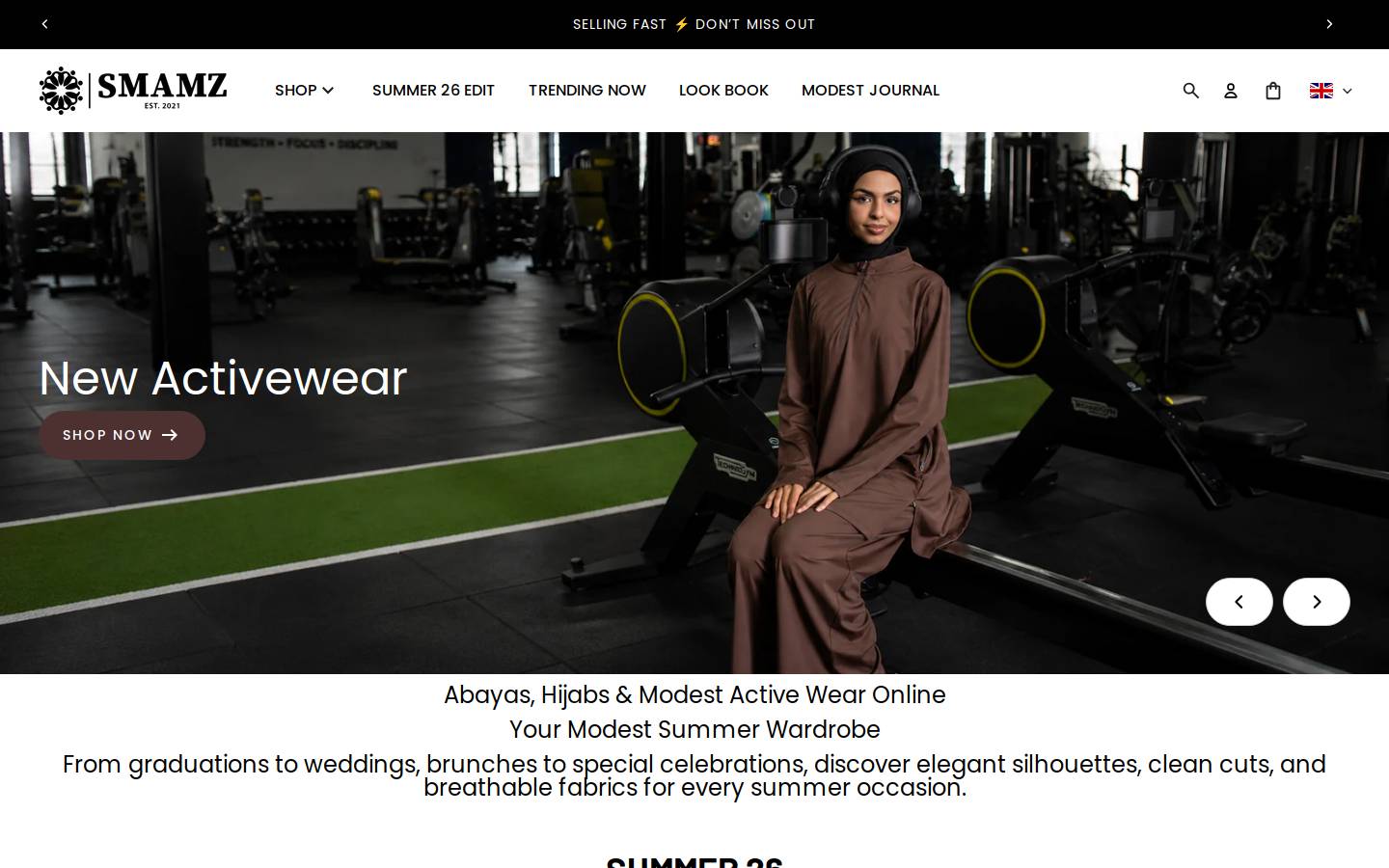 sm-amz.com homepage screenshot