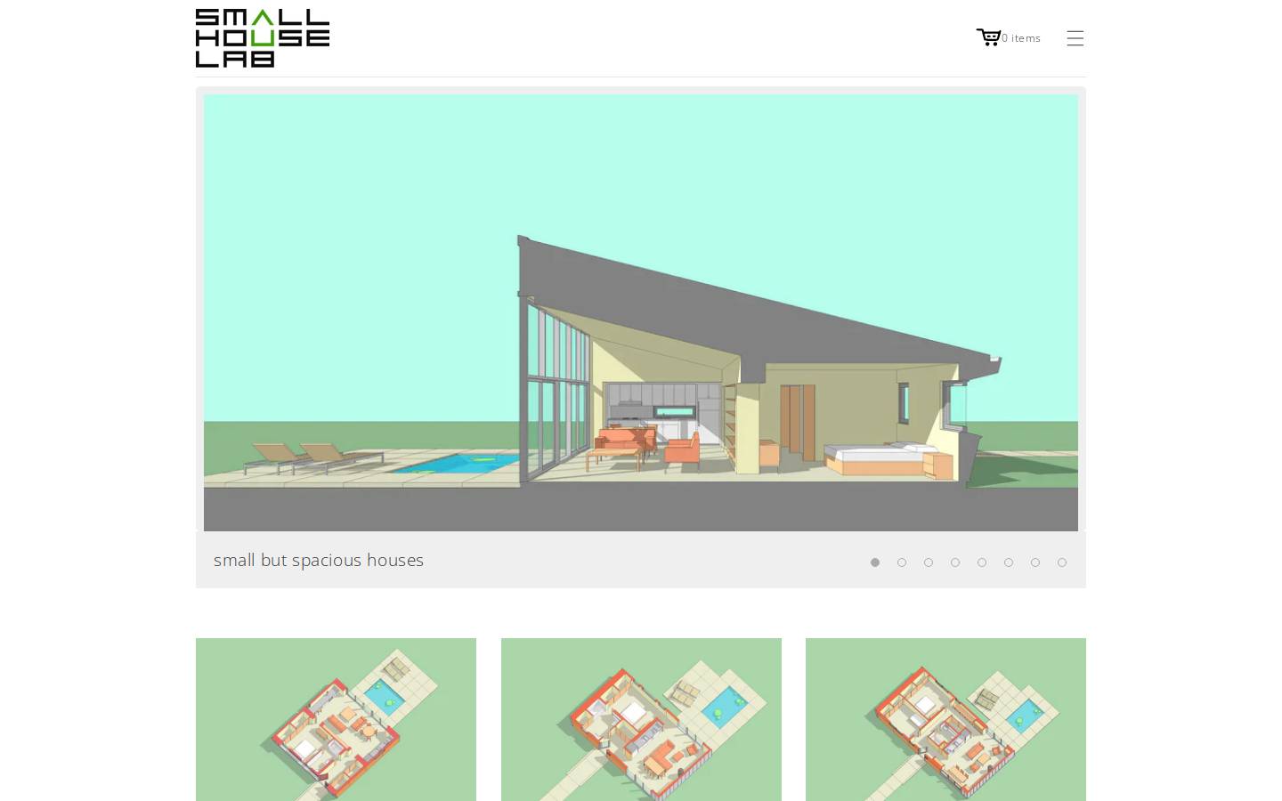 smallhouselab.com homepage screenshot