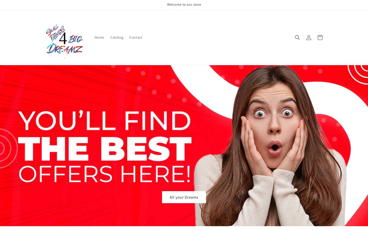 smallthings4bigdreamz.com homepage screenshot