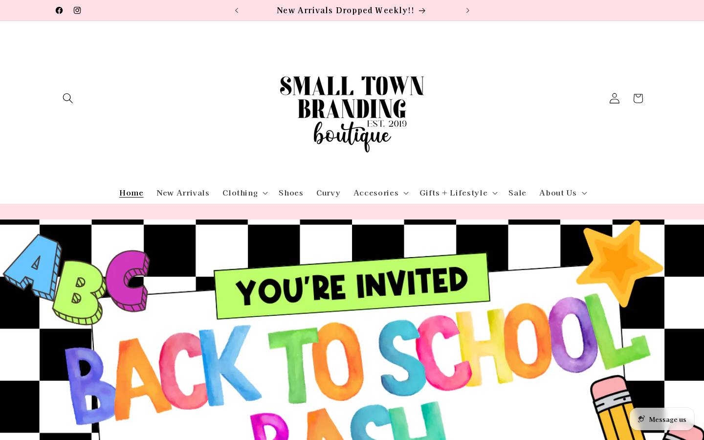 smalltownbranding.net homepage screenshot