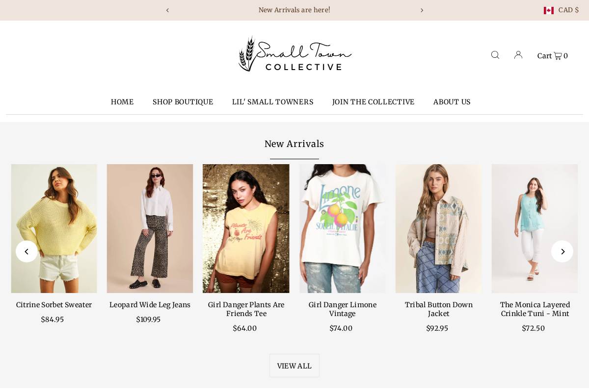 smalltowncollectivepc.ca homepage screenshot