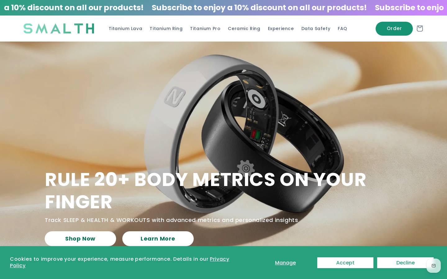 smalth.com homepage screenshot