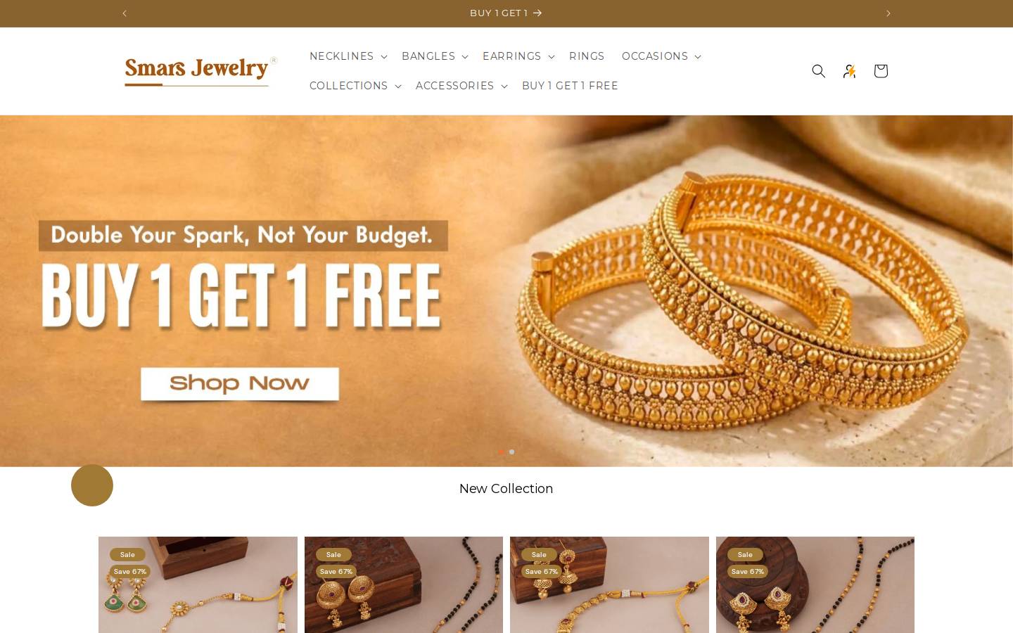 smarsjewelry.com homepage screenshot