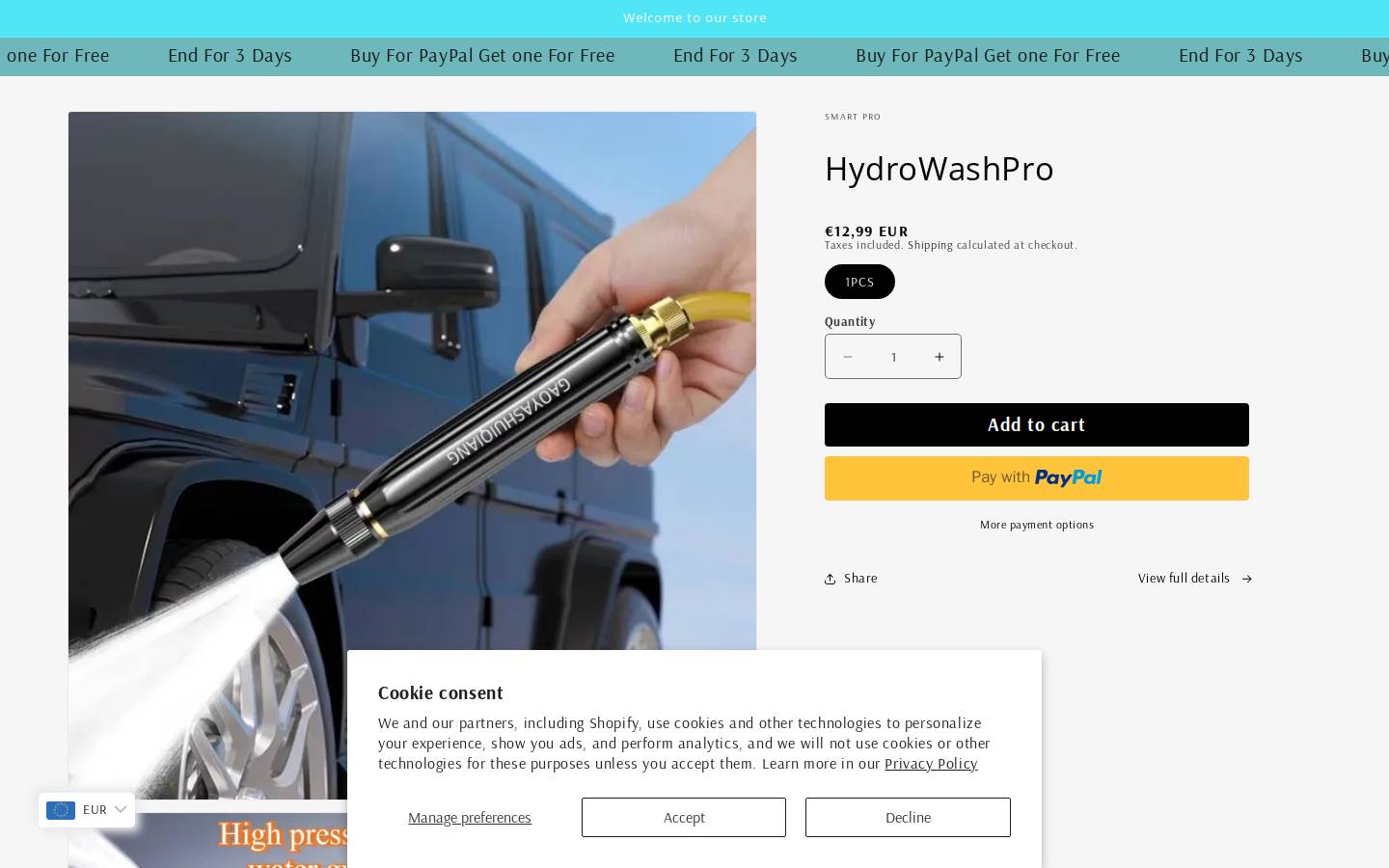 smart-pro.store homepage screenshot