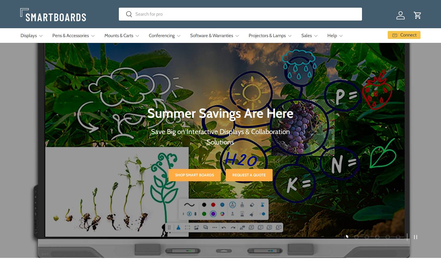 smartboards.com homepage screenshot