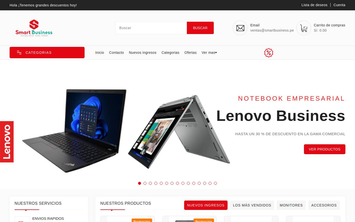 smartbusiness.pe homepage screenshot