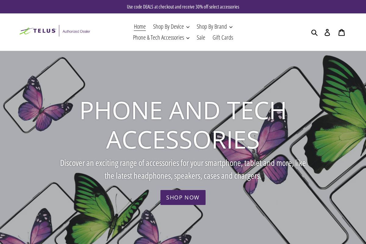 smartcellcommunications.ca homepage screenshot