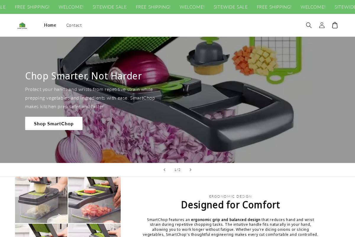 smartchop.store homepage screenshot