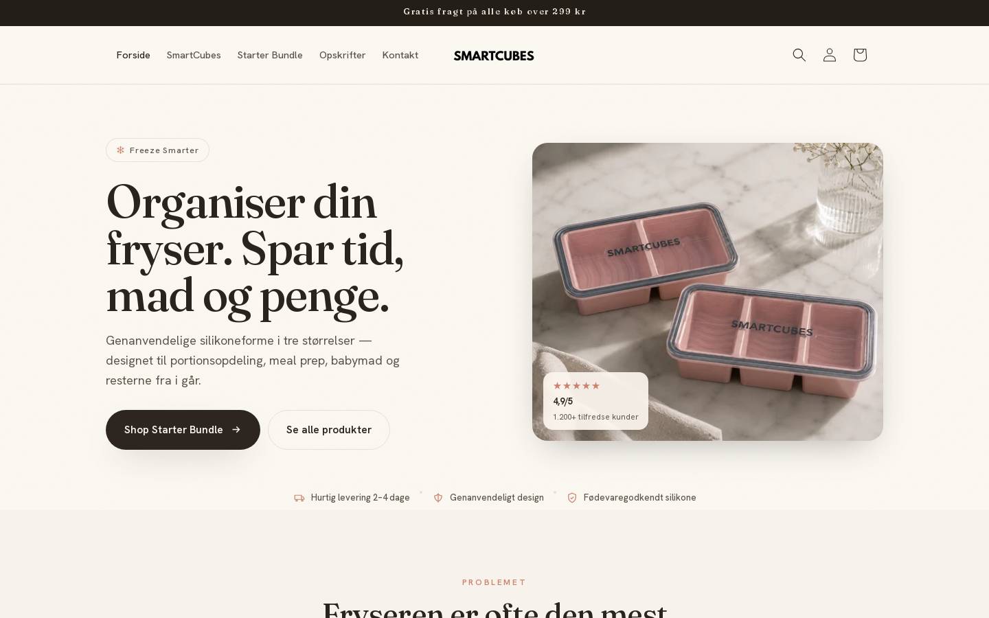smartcubes.dk homepage screenshot