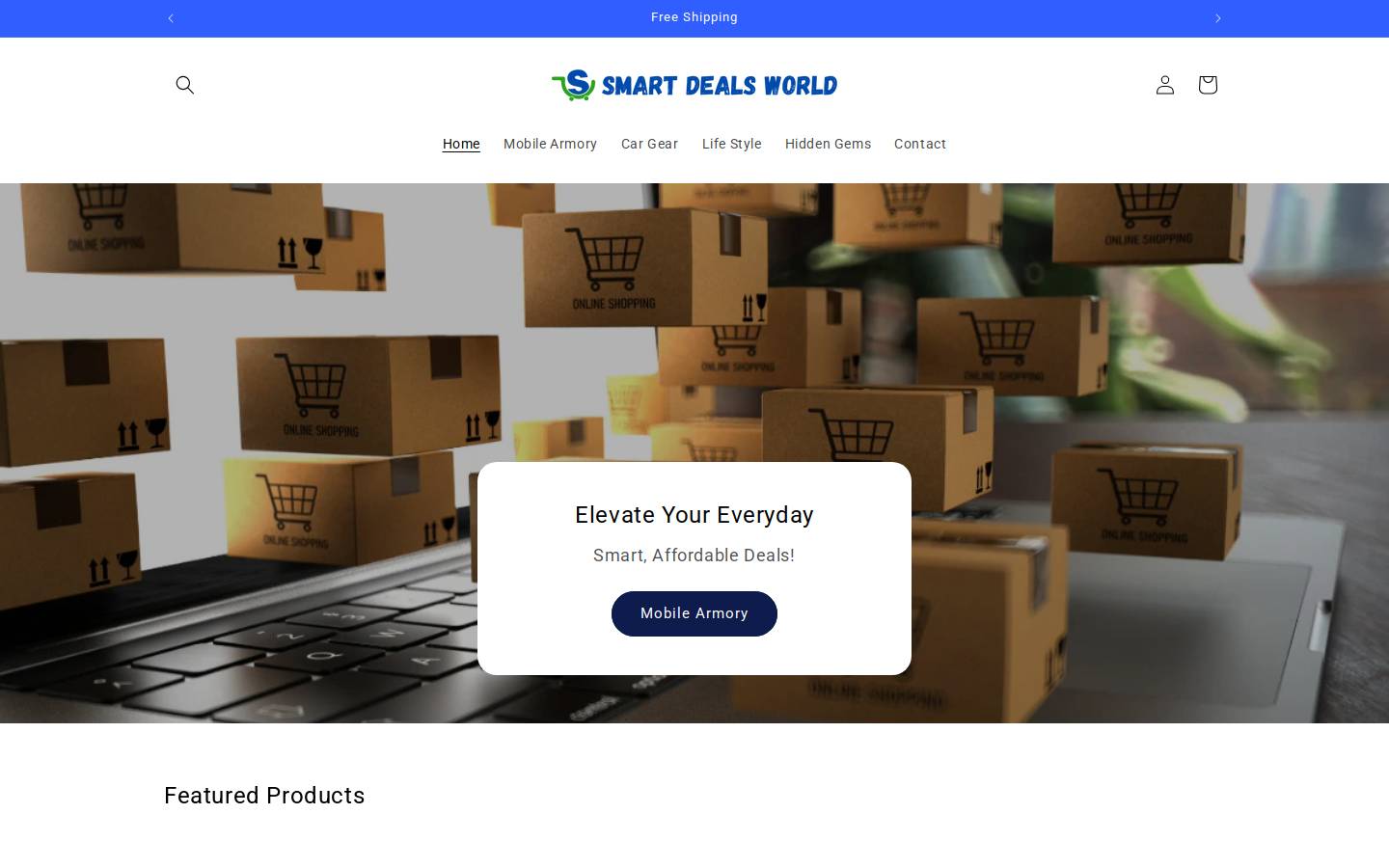 smartdealsworld.com homepage screenshot