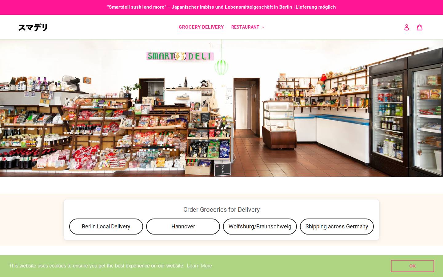 smartdeli.org homepage screenshot