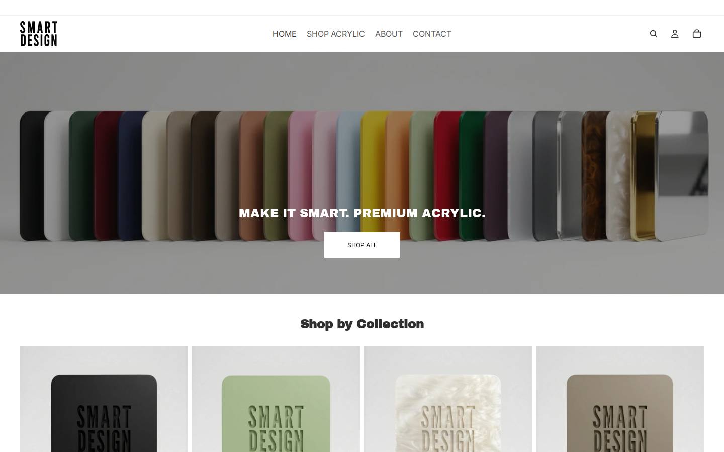 smartdesigncustom.com homepage screenshot