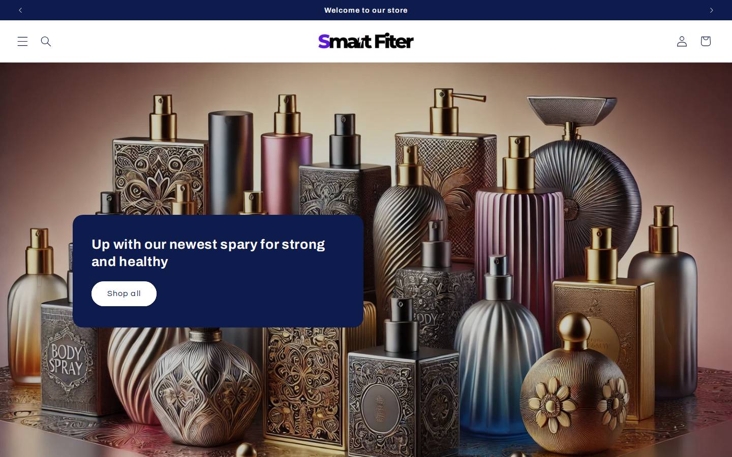 smartfiterstore.com homepage screenshot
