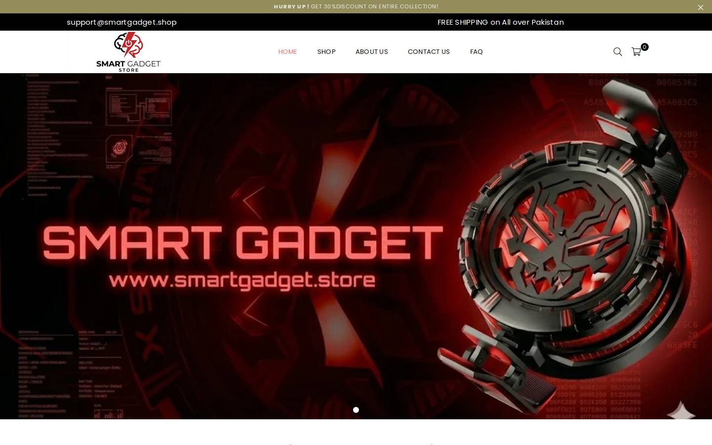 smartgadgetss.store homepage screenshot