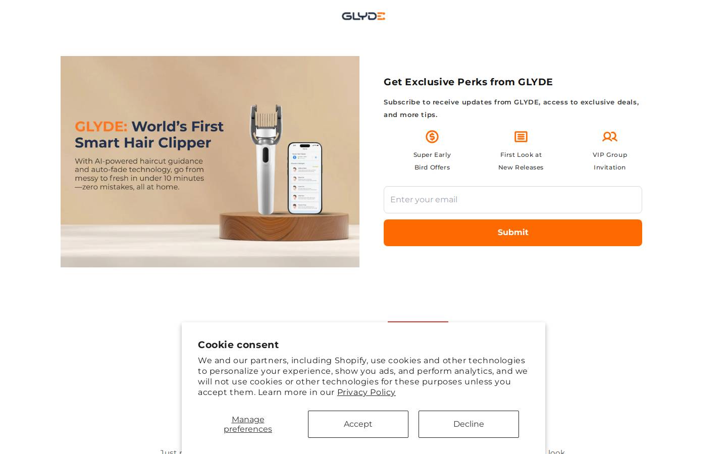 Smarthairclipper homepage screenshot