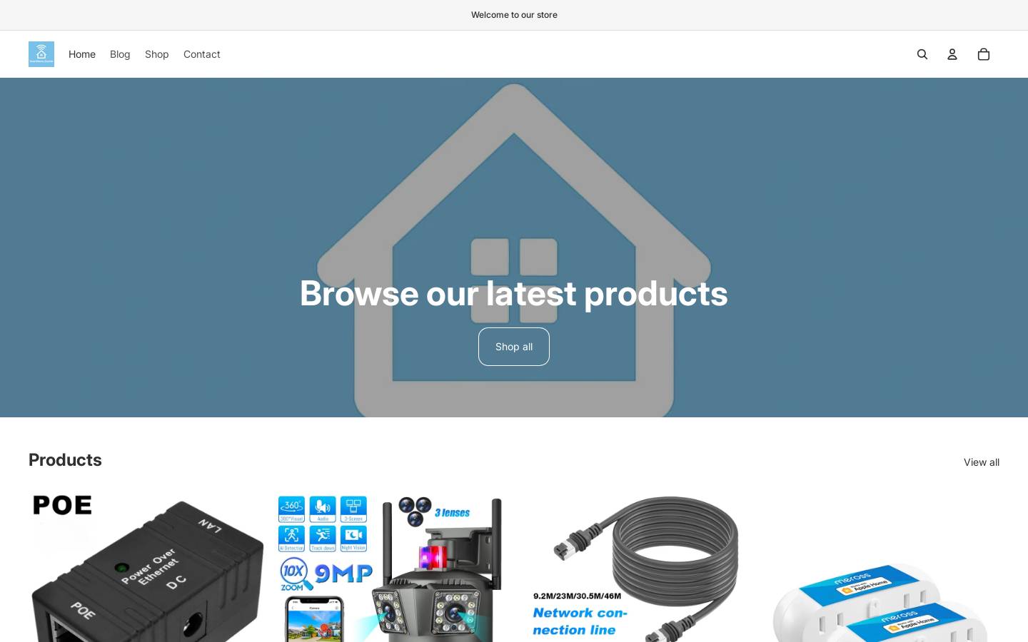 smarthomecentral.net homepage screenshot