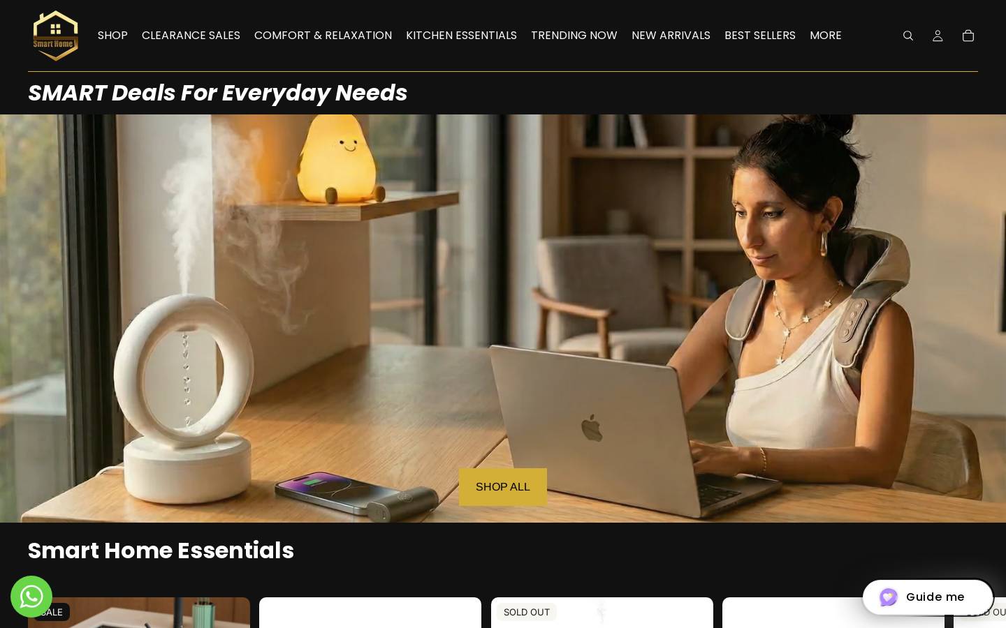 smarthomelb.com homepage screenshot