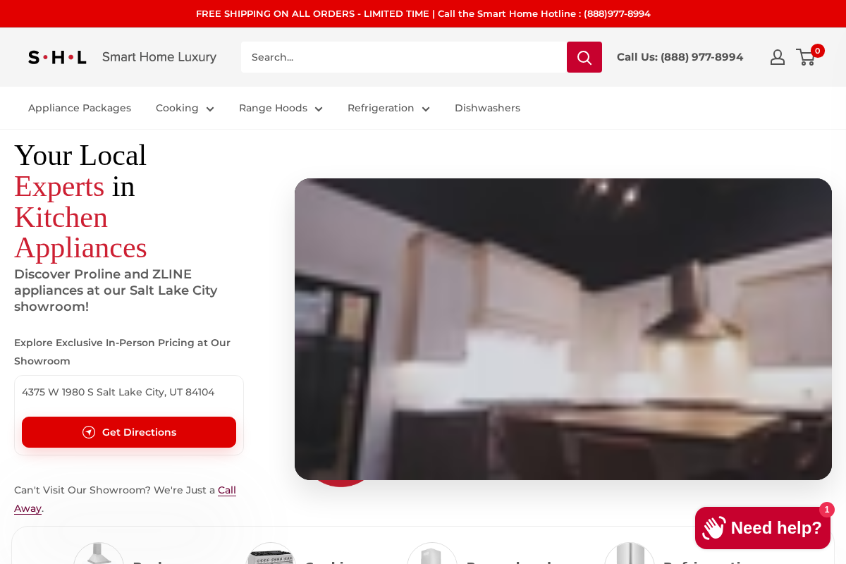 Smart Home Luxury homepage screenshot