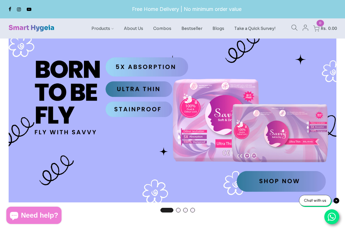 Smart Hygeia homepage screenshot