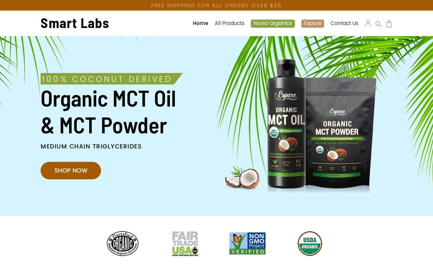 smartlabscompany.com homepage screenshot
