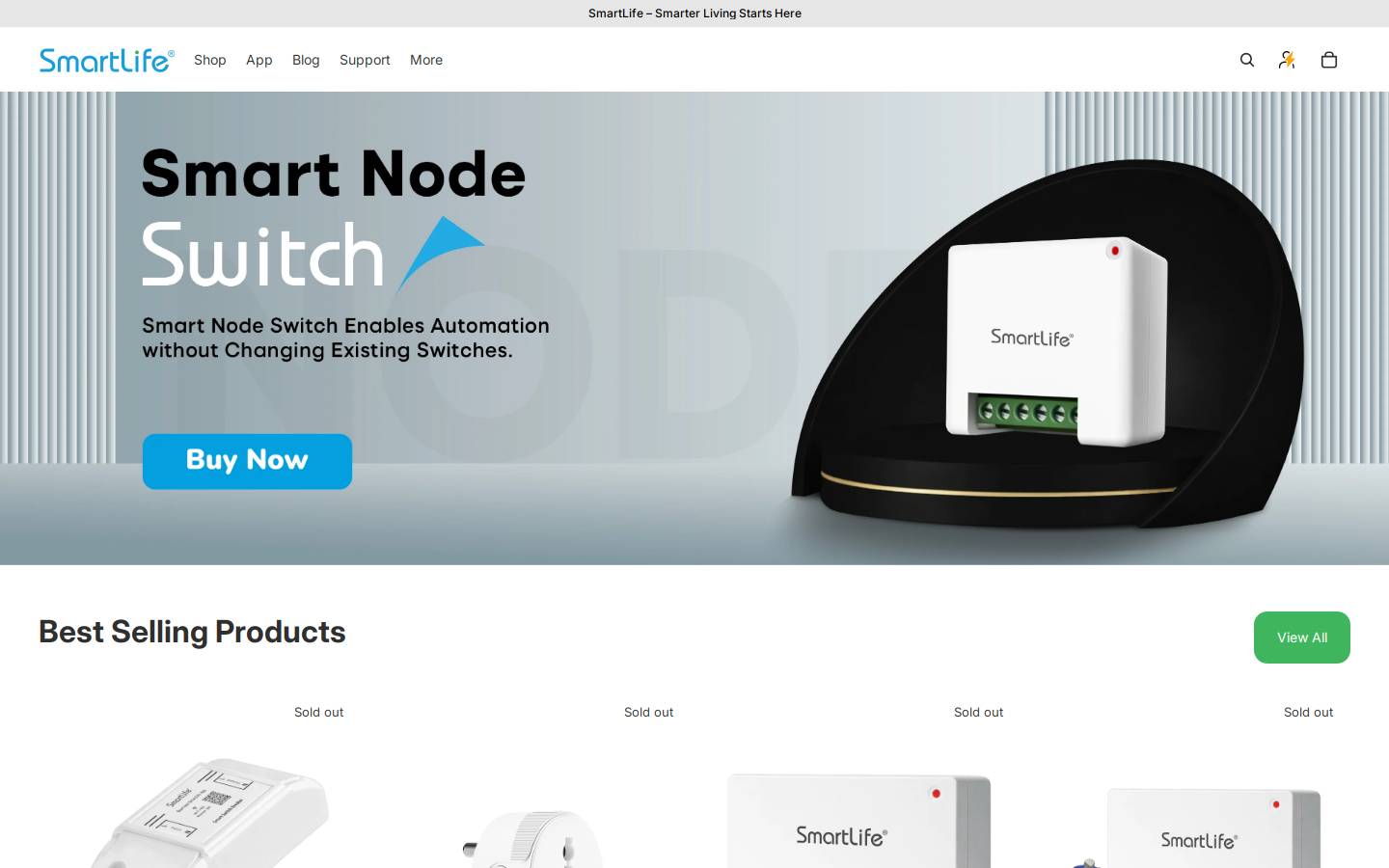 smartlife.store homepage screenshot