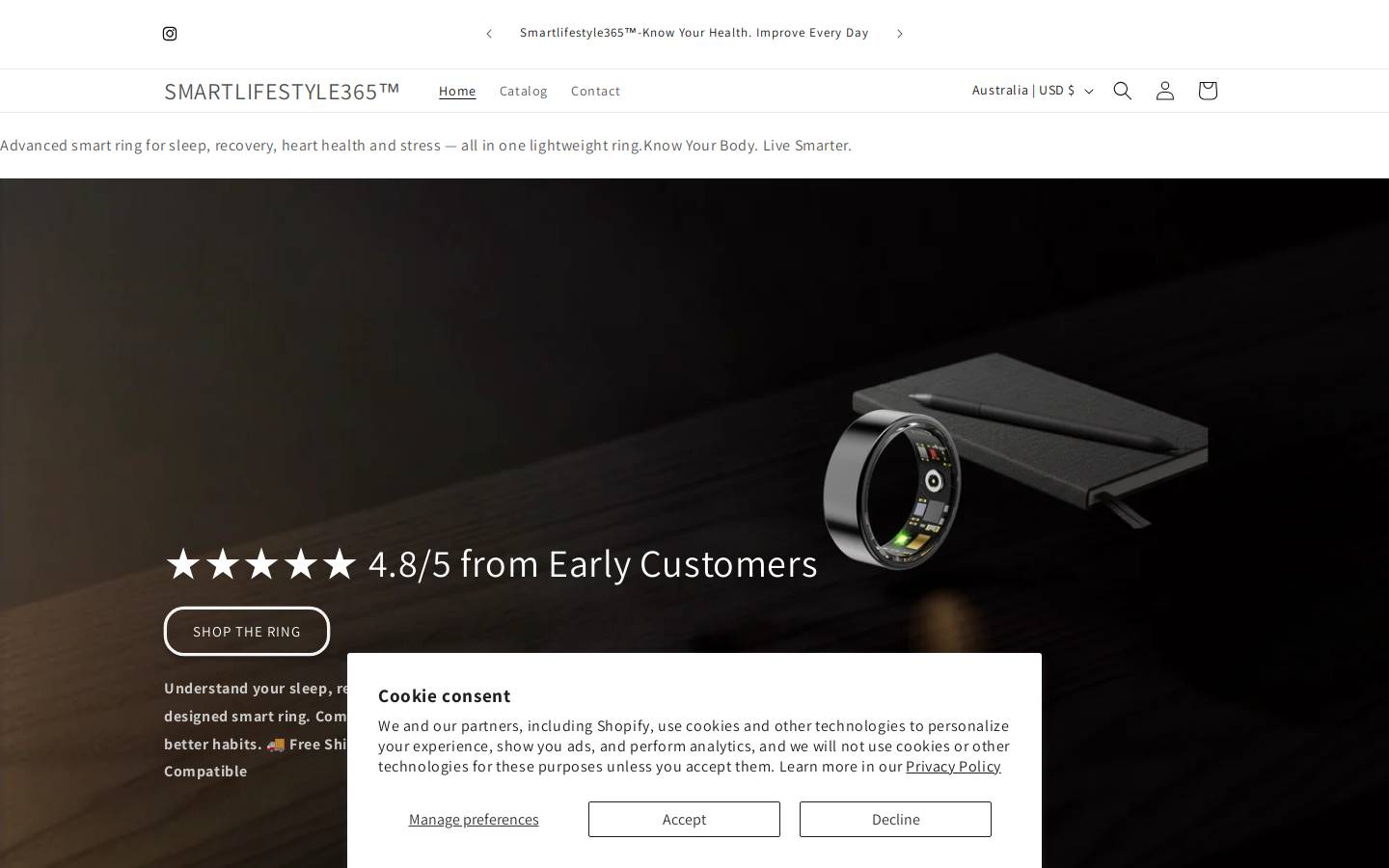 smartlifestyle365.com homepage screenshot