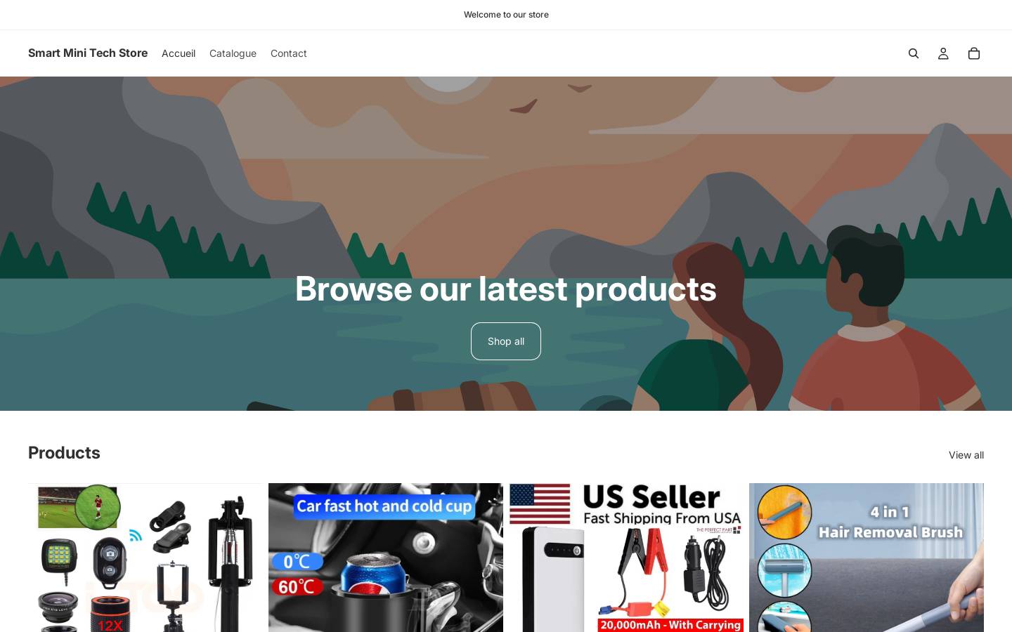 smartminitechstore.org homepage screenshot