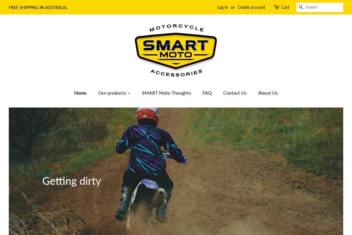 smartmoto.com.au homepage screenshot
