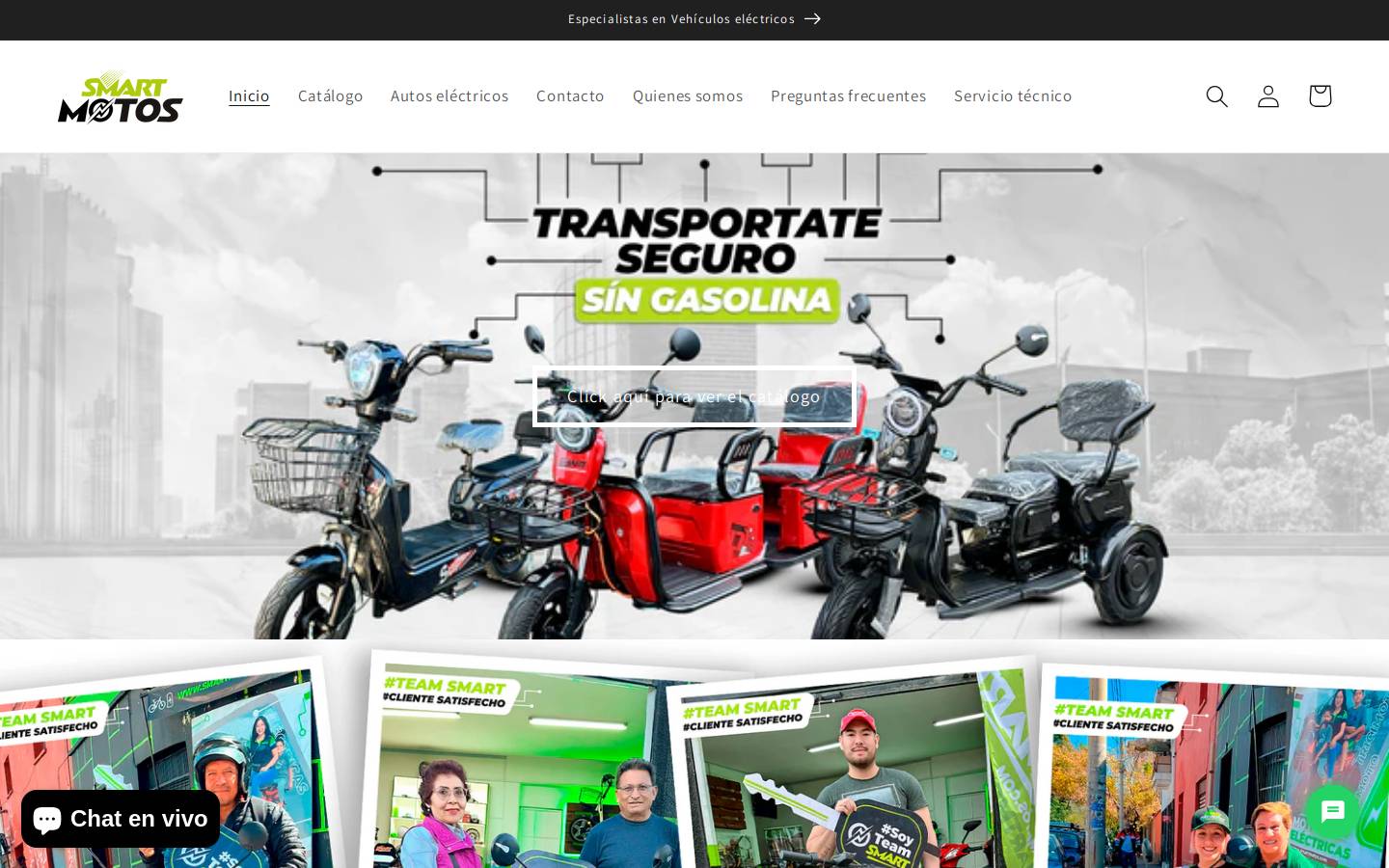 smartmotos.com homepage screenshot