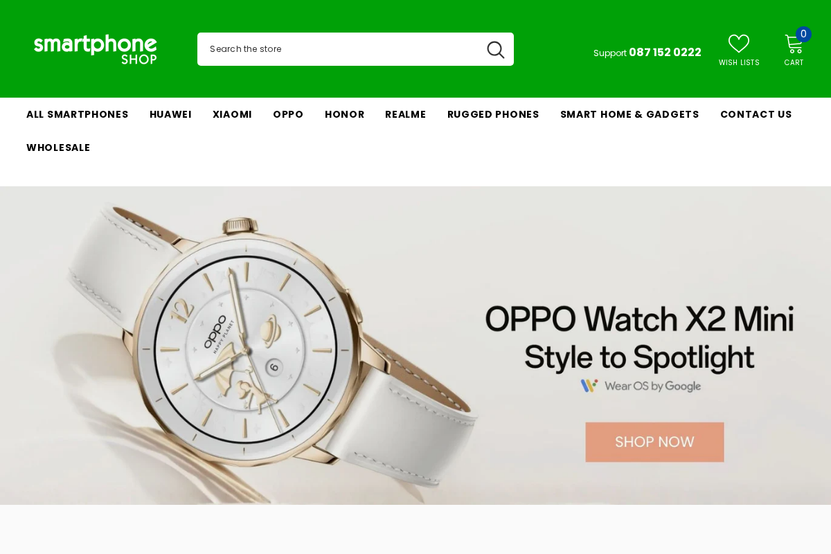 Smartphone Shop Online Store homepage screenshot