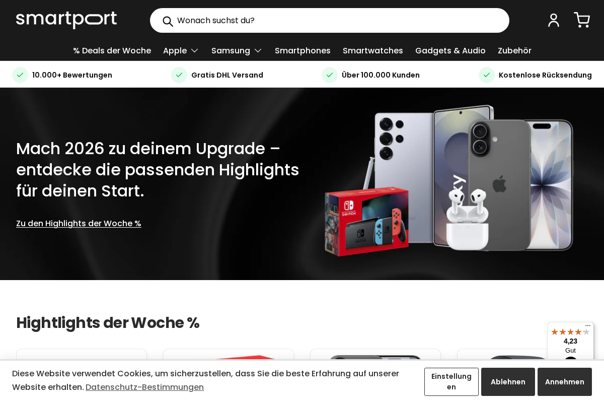 smartport homepage screenshot