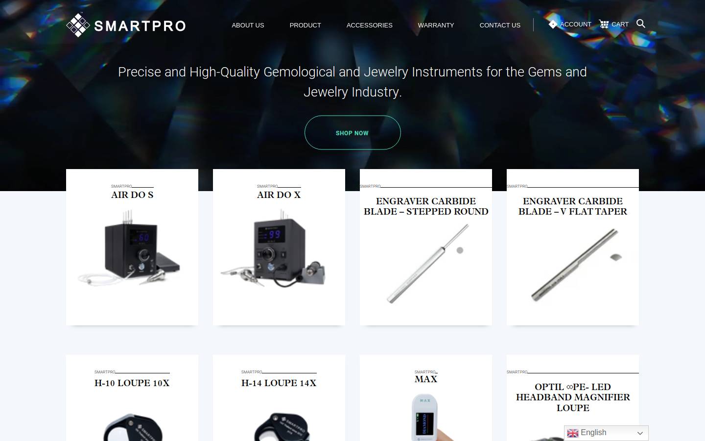 smartproinstrument.com homepage screenshot