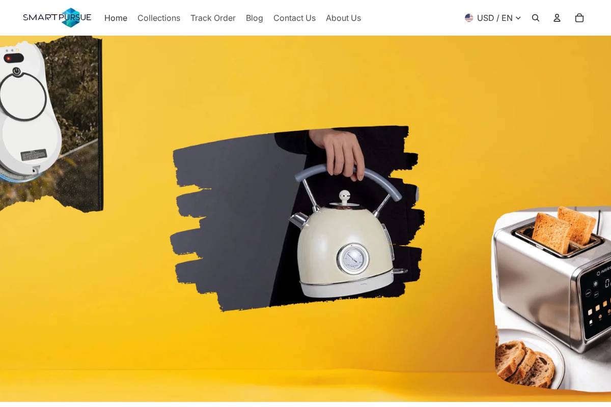 Smartpursue homepage screenshot