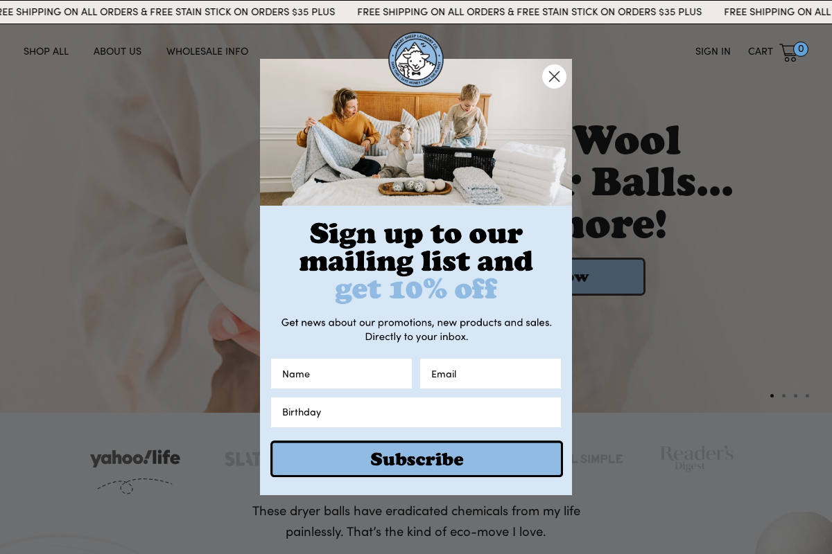 Smart Sheep homepage screenshot