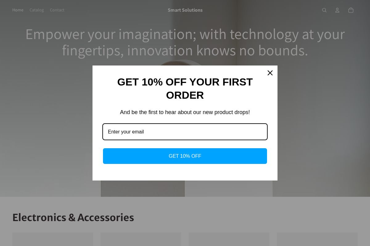 Smart Solutions homepage screenshot