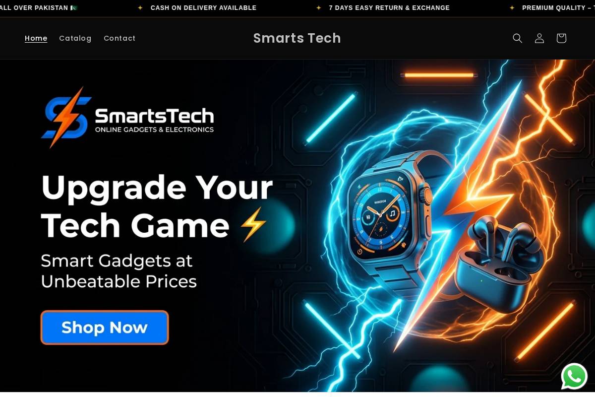 smartstech.shop homepage screenshot