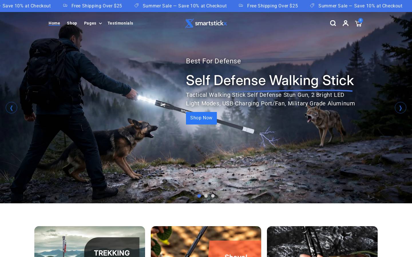 smartstickx.com homepage screenshot