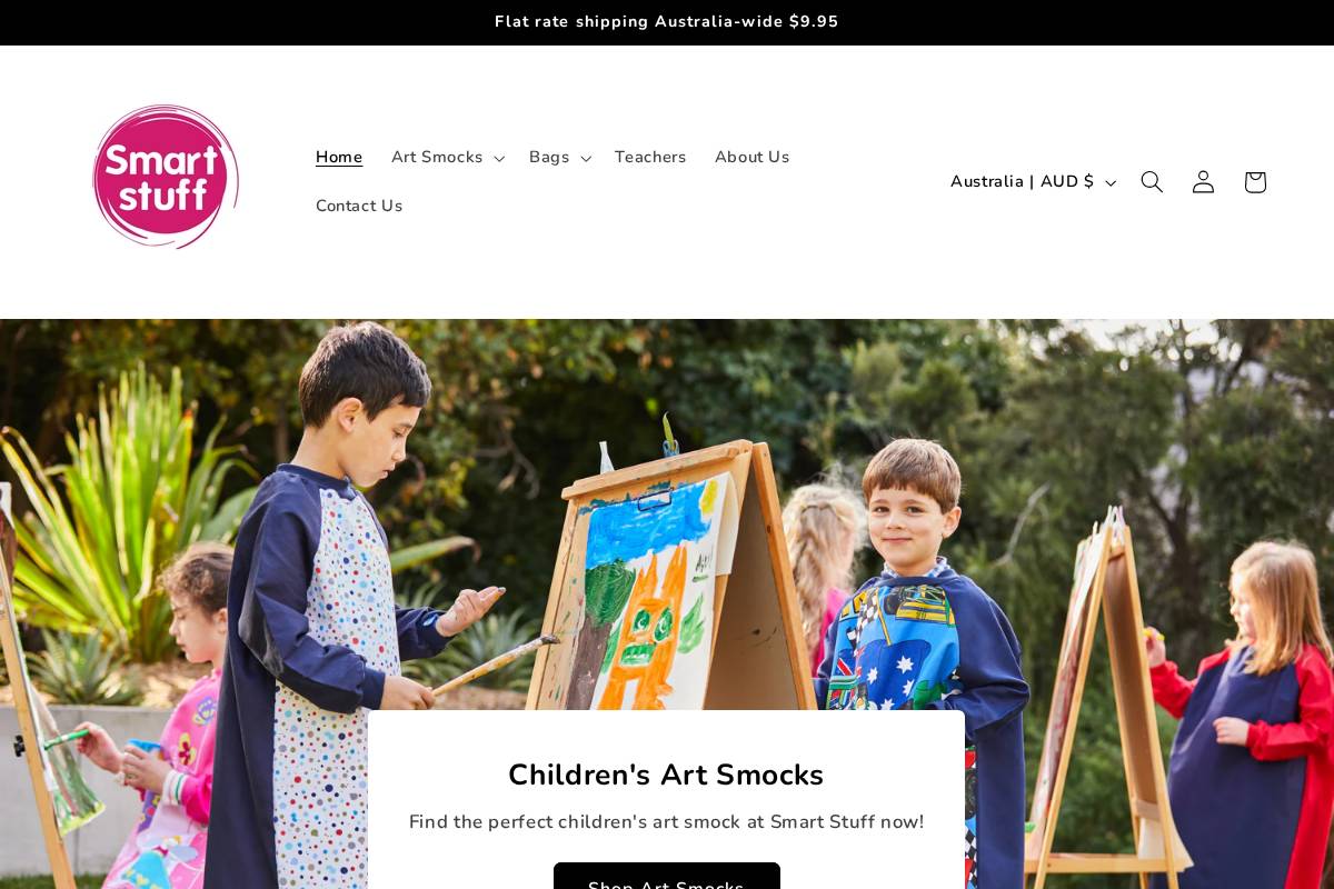 smartstuff.com.au homepage screenshot