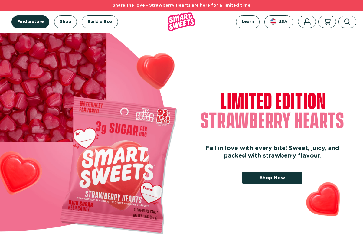 smartsweets.com homepage screenshot
