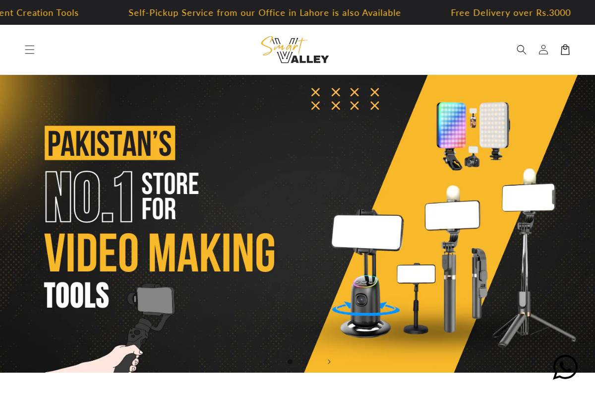 smartvalley.pk homepage screenshot
