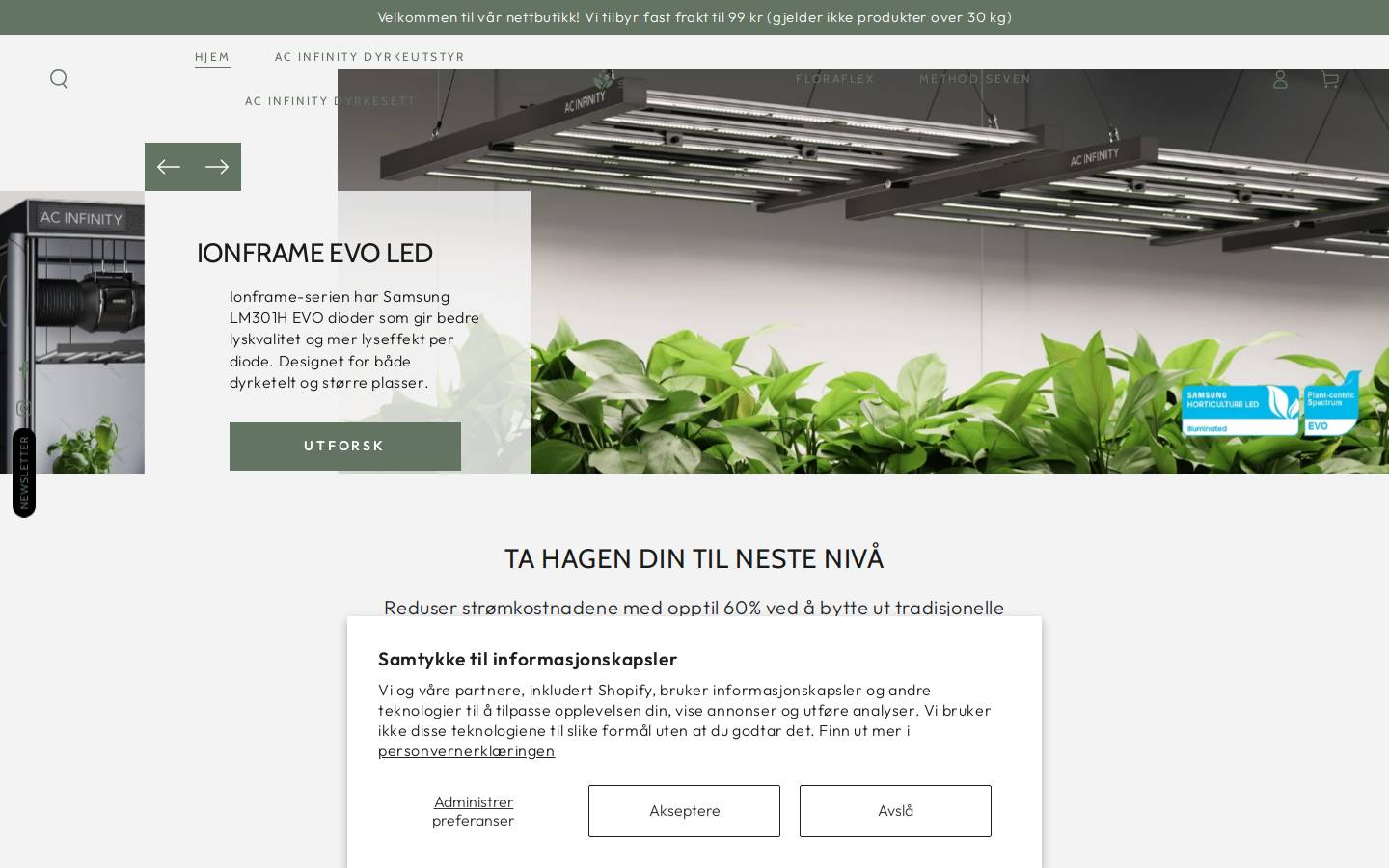 Smartvekst homepage screenshot