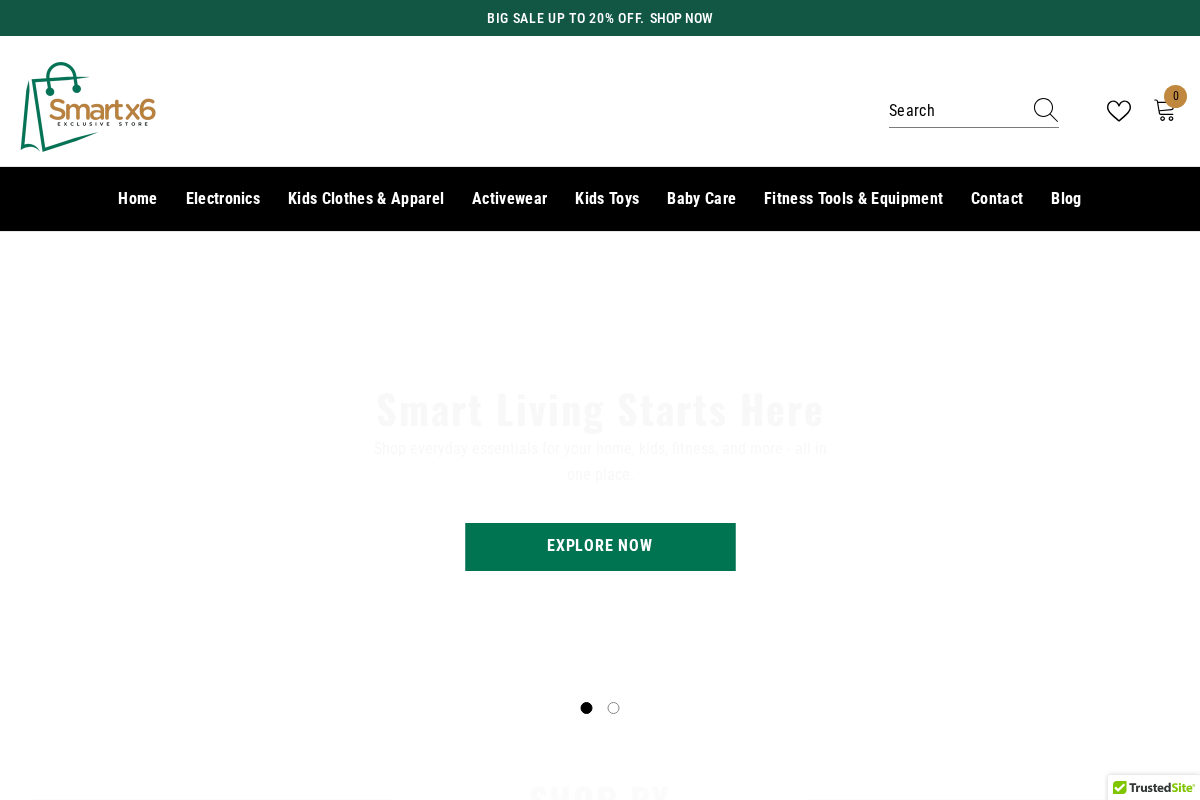 SMARTX6 EXCLUSIVE STORE homepage screenshot