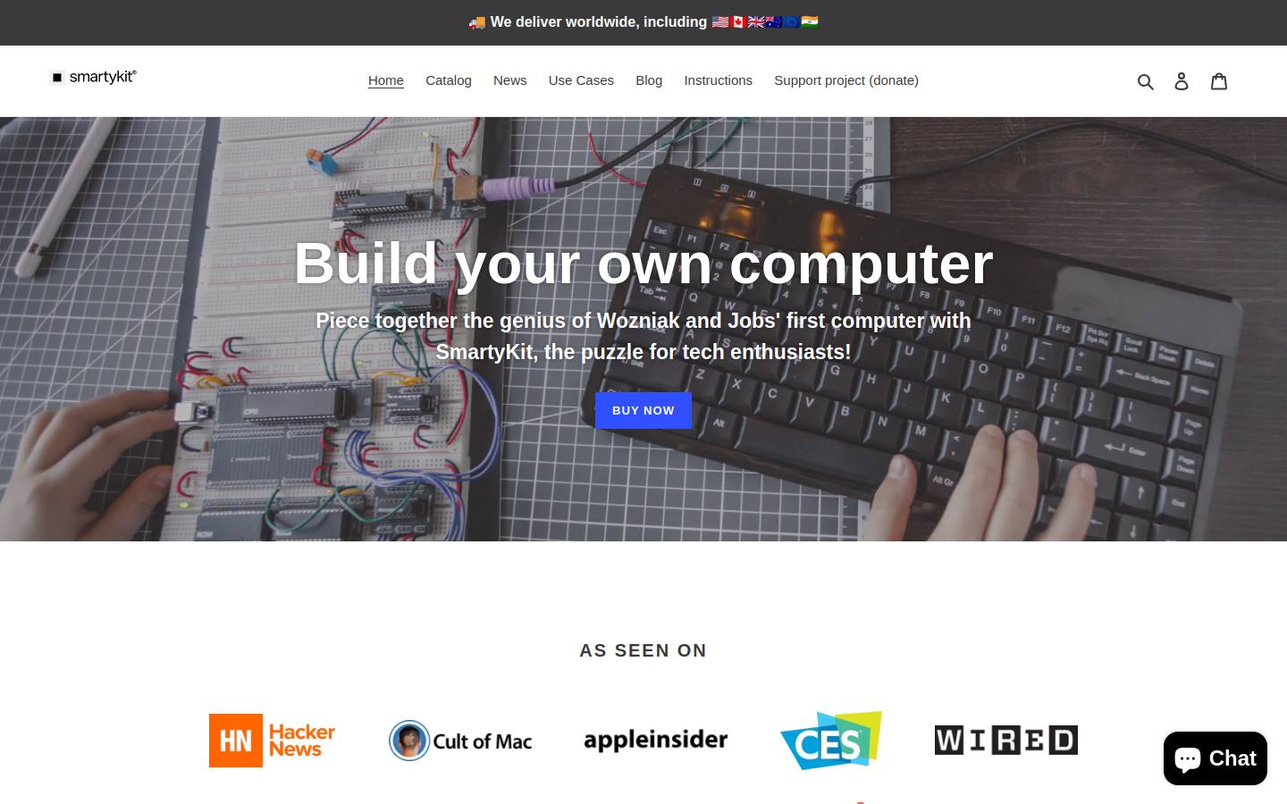 smartykit.io homepage screenshot