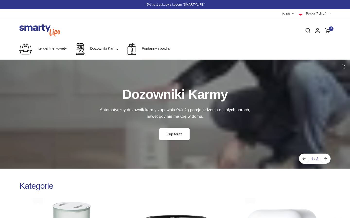 smartylife.pl homepage screenshot