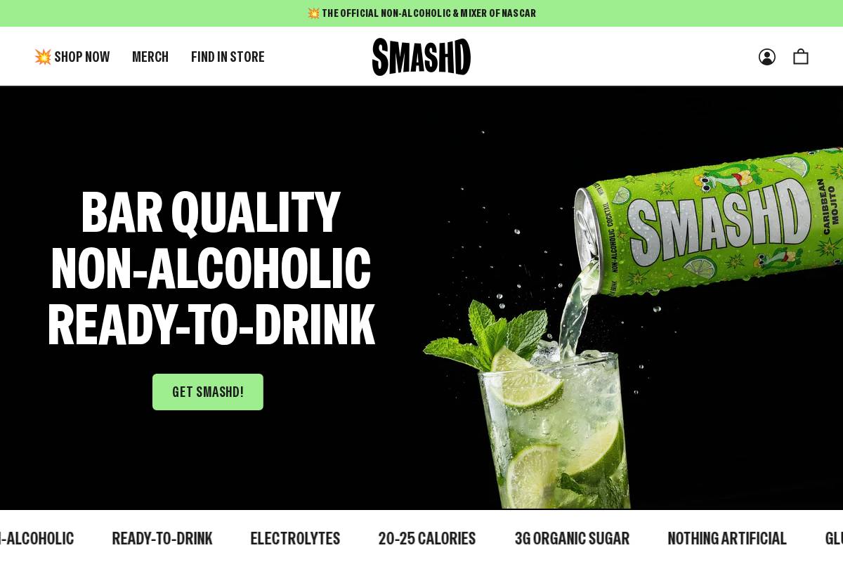 smashd.com homepage screenshot