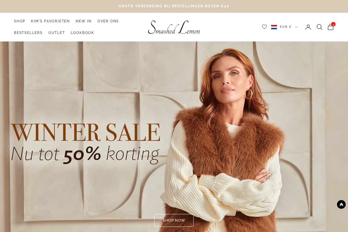 Smashed Lemon homepage screenshot