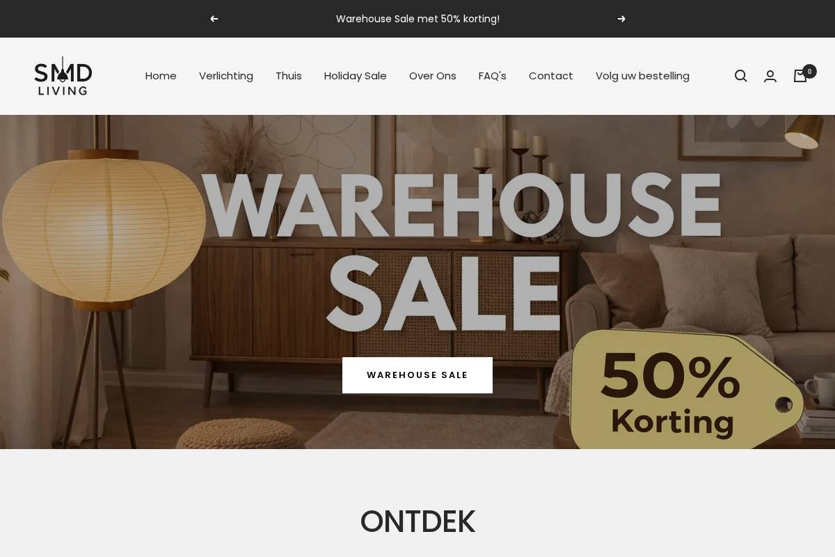 Smdliving homepage screenshot