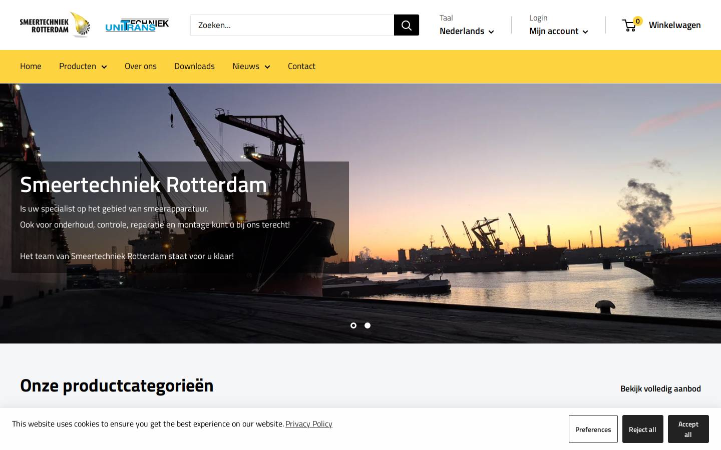 smeertechniek.nl homepage screenshot