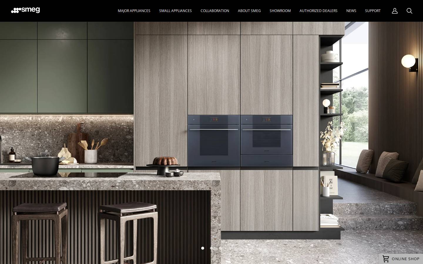 Smeg homepage screenshot