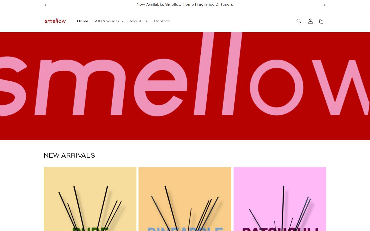 smellowcandles.com homepage screenshot